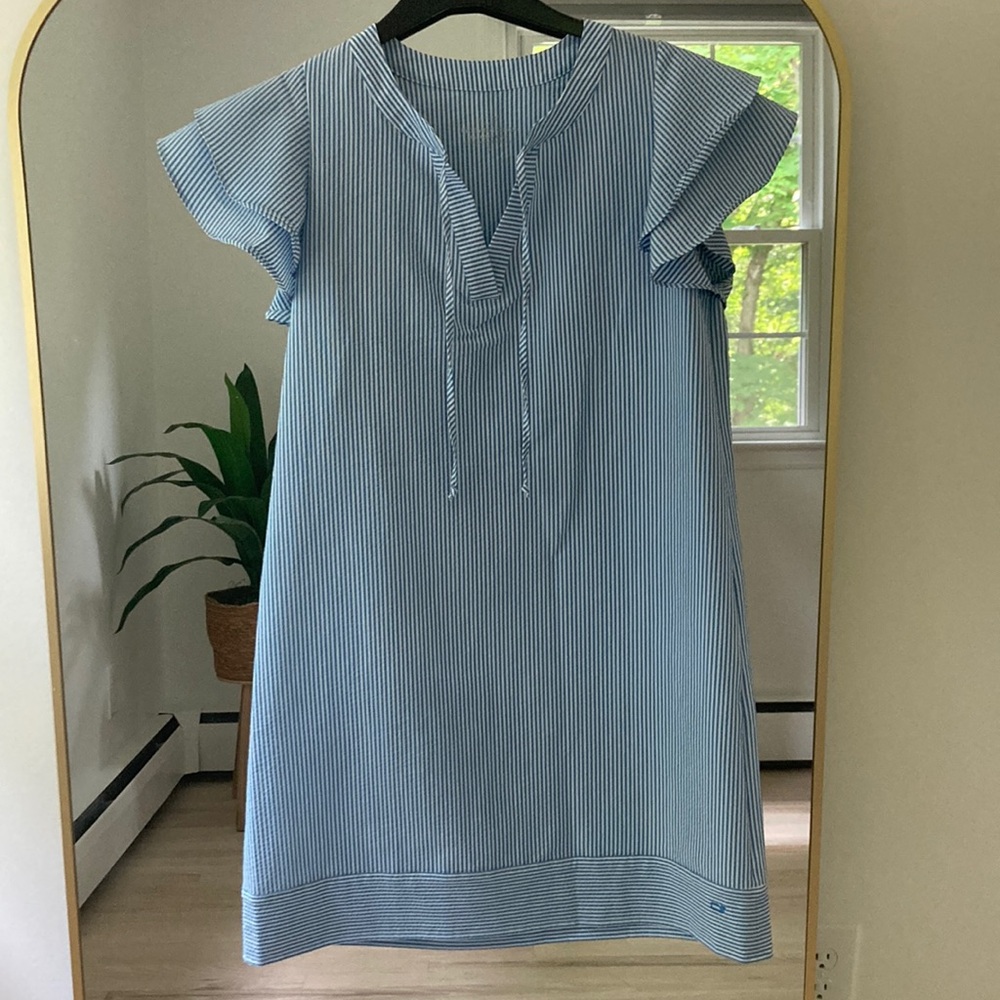 Vineyard Vines Seersucker Dress Size S
